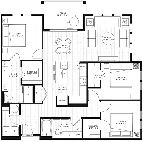 Floor plan C1