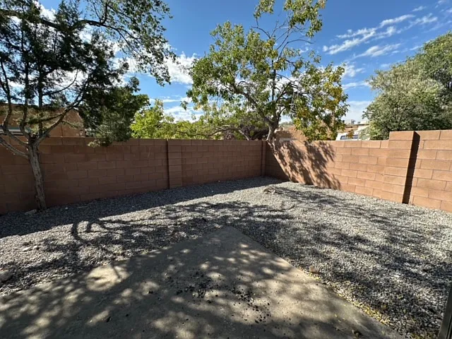 Fenced Backyard
