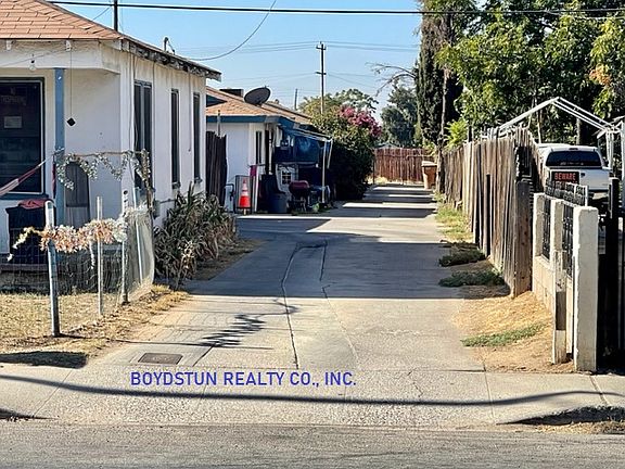 Driveway down to the back of Unit D