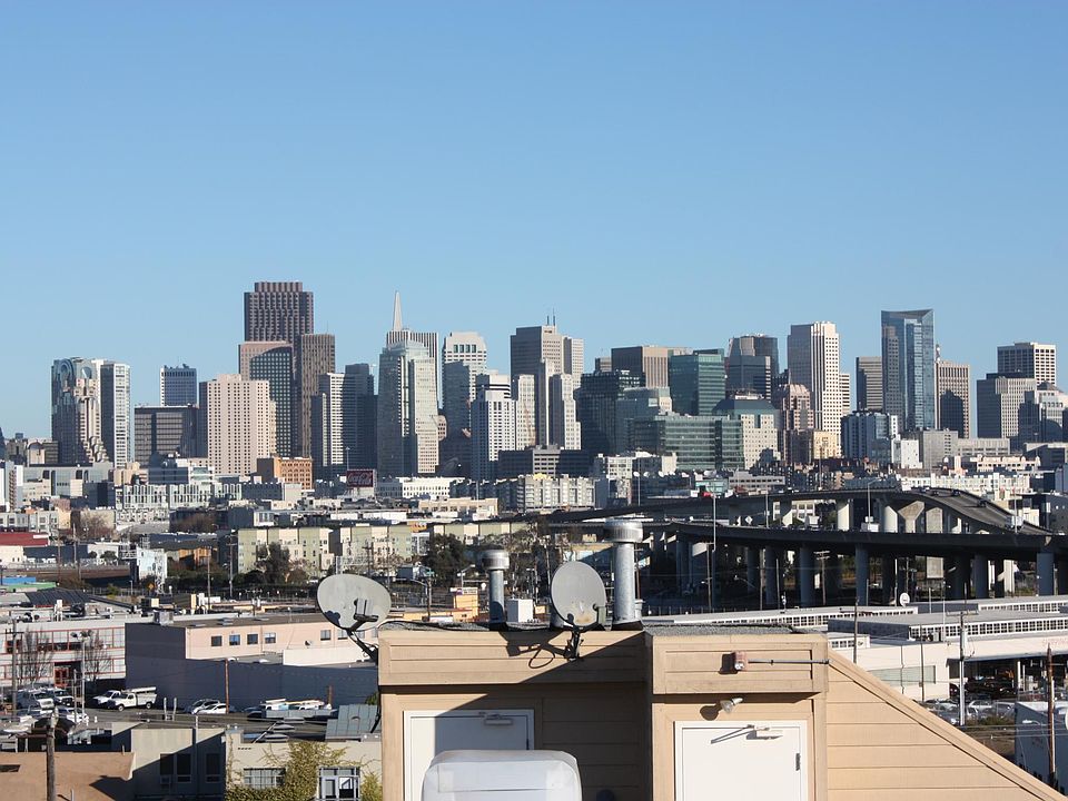 Panoramic view from roof deck