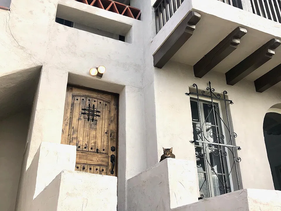 Front door of 1st floor unit