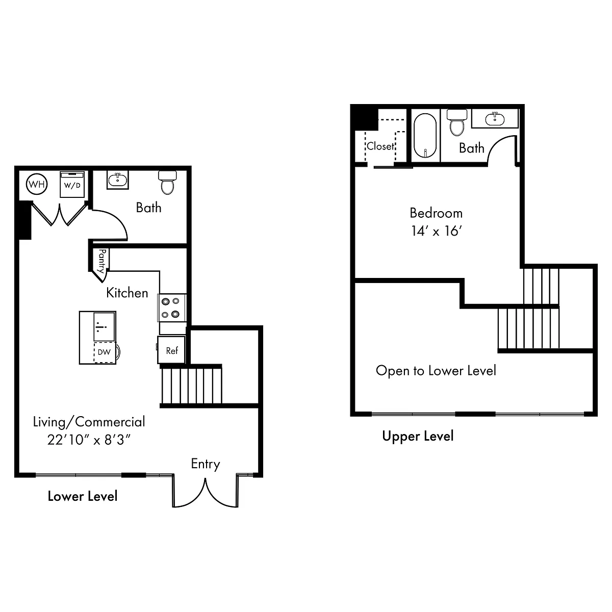 Floor plan U1M