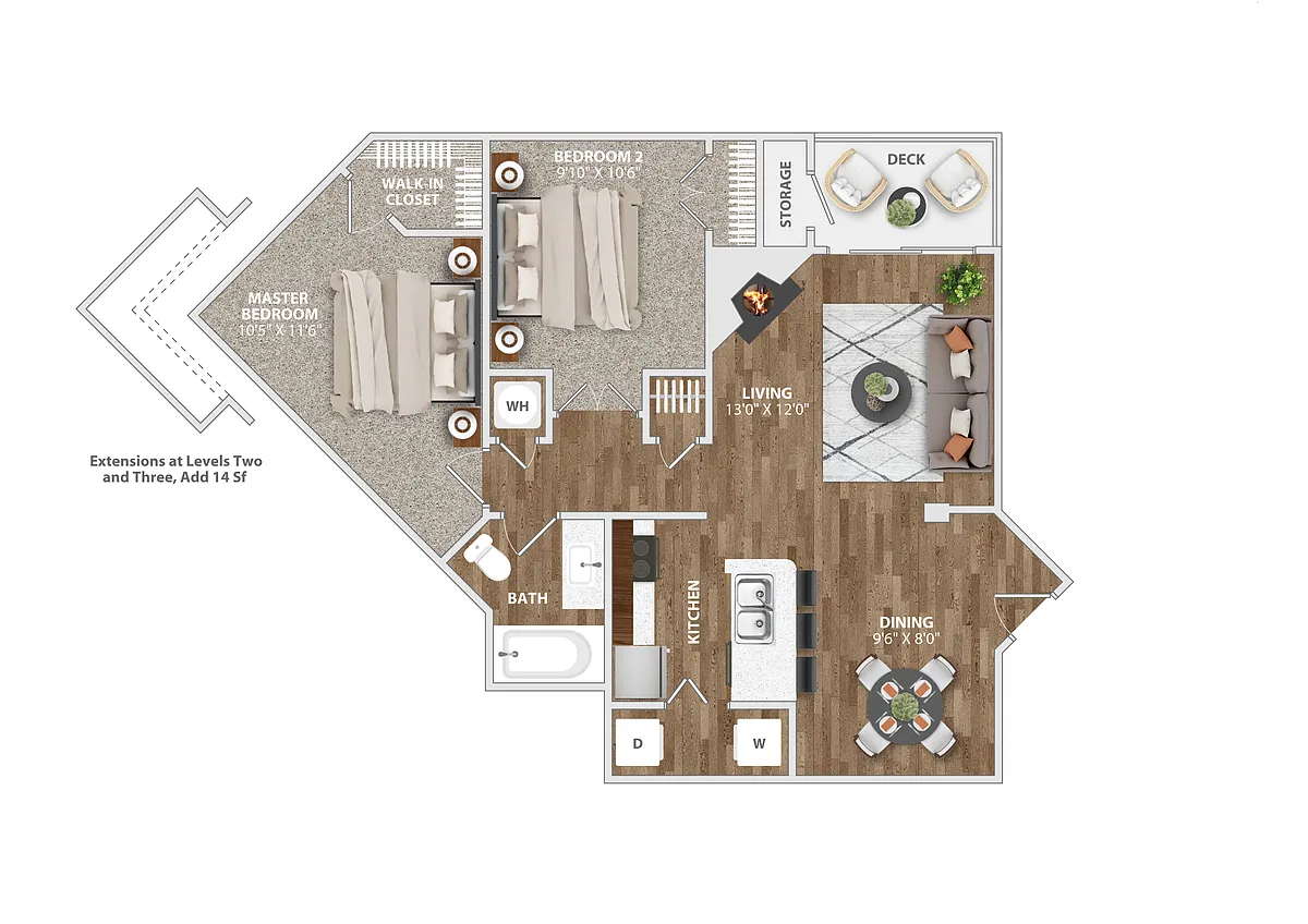 Floor plan The Clearing - B1