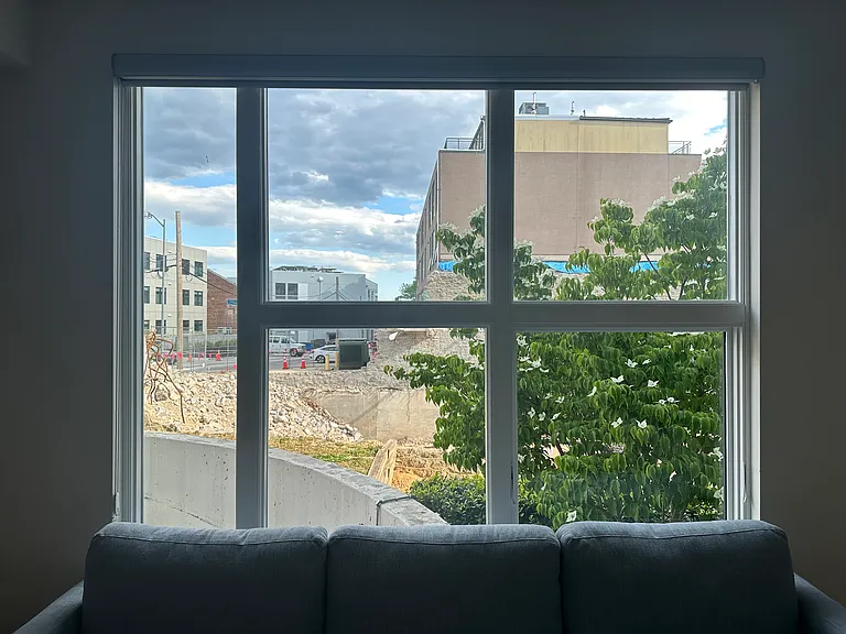 Current view from living area