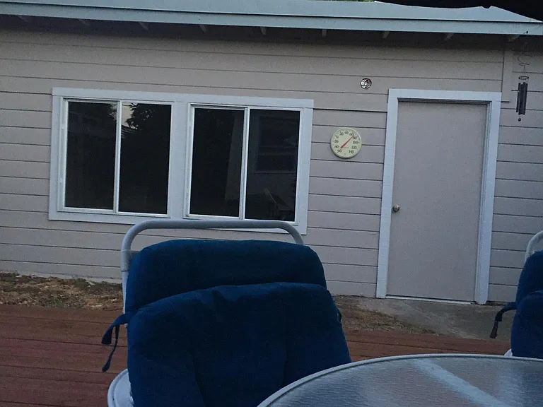 In rear of property not seen from street.