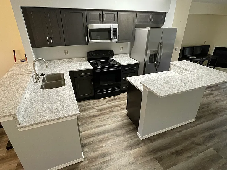 Newly remodeled kitchen