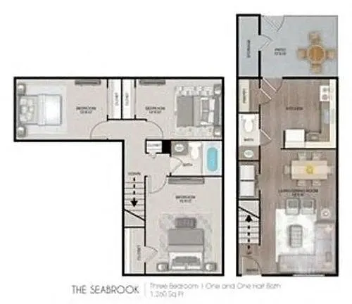 Floor plan 3B