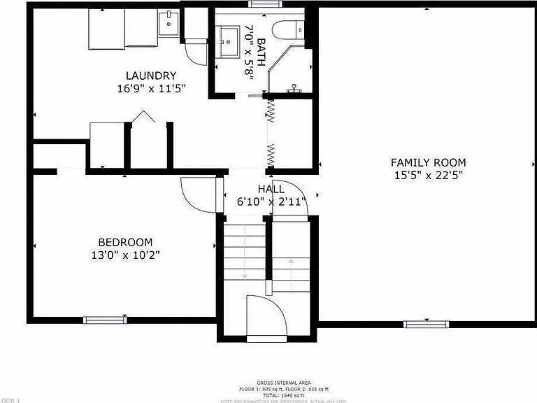 Downstairs Floor Plan