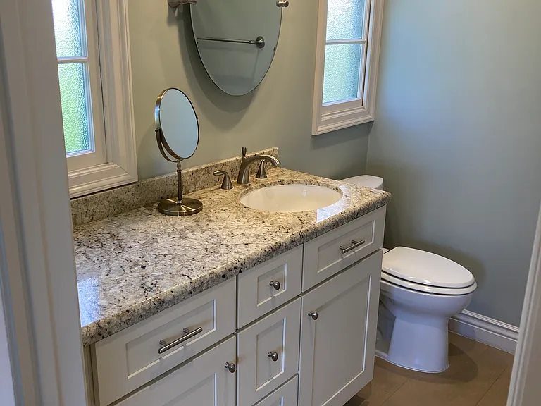 Large vanity with lots of storage