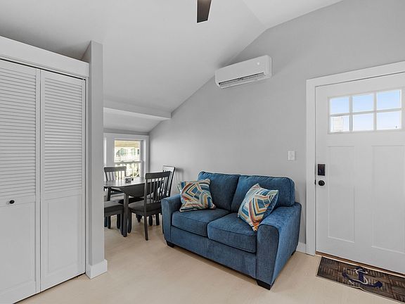 Comfortable seating with a minisplit for heating/cooling.