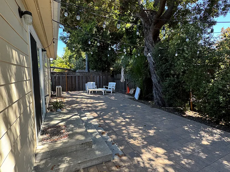 Private patio