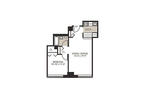2nd image of 45 Wall St APT 807