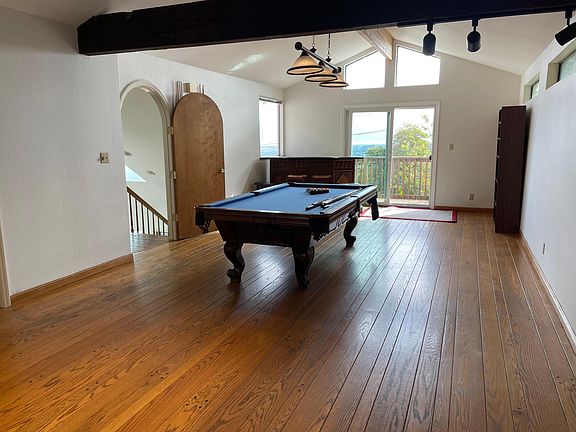 Family room, upstairs, pool table