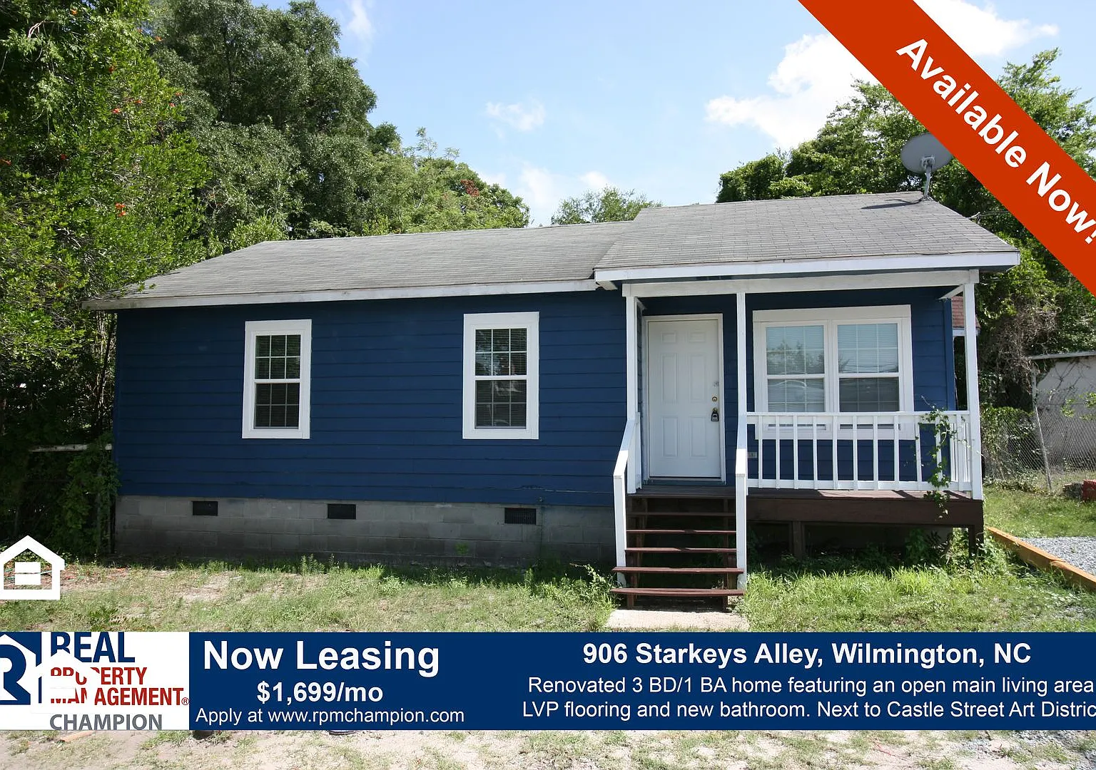 Recently Renovated 3 BD/1 BA Home Next to Castle Street Art District — Photo 1