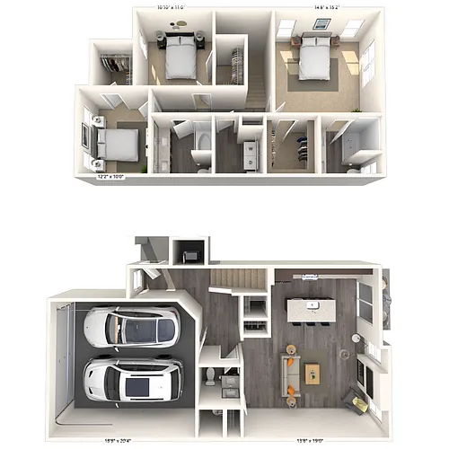 Floor plan C1 3x2.5 1565 SF-FP
