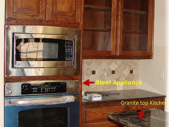 Granite top Kitchen & Steel appliance