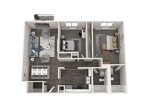 Floor plan Wells - Renovated