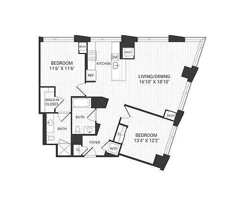 Floor plan B6