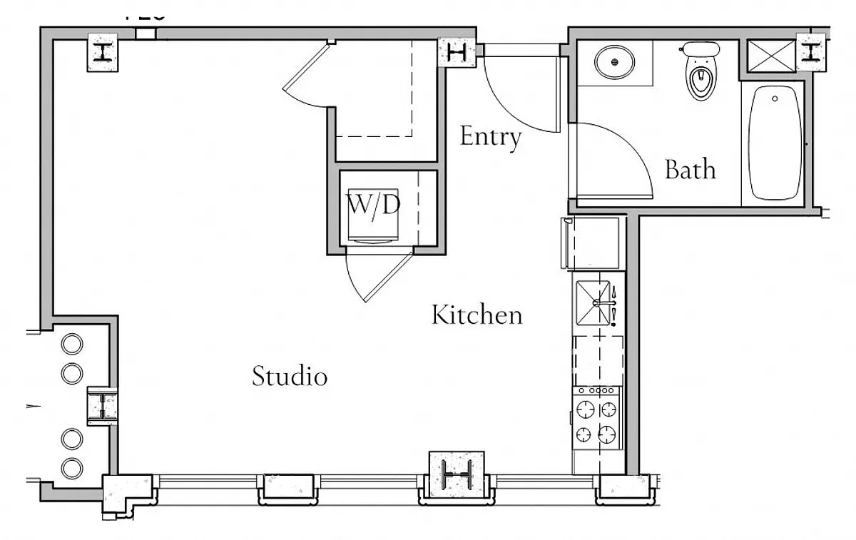 Floor plan Floorplan P