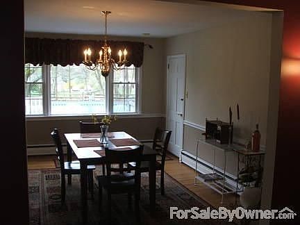 Dining Room with view of backyard