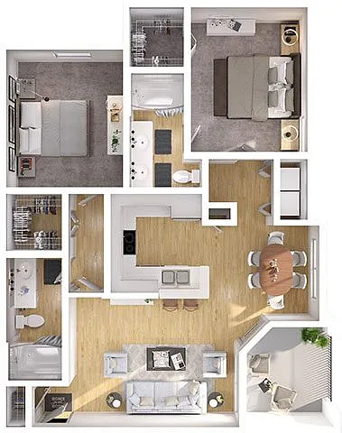 Floor plan Live Oak