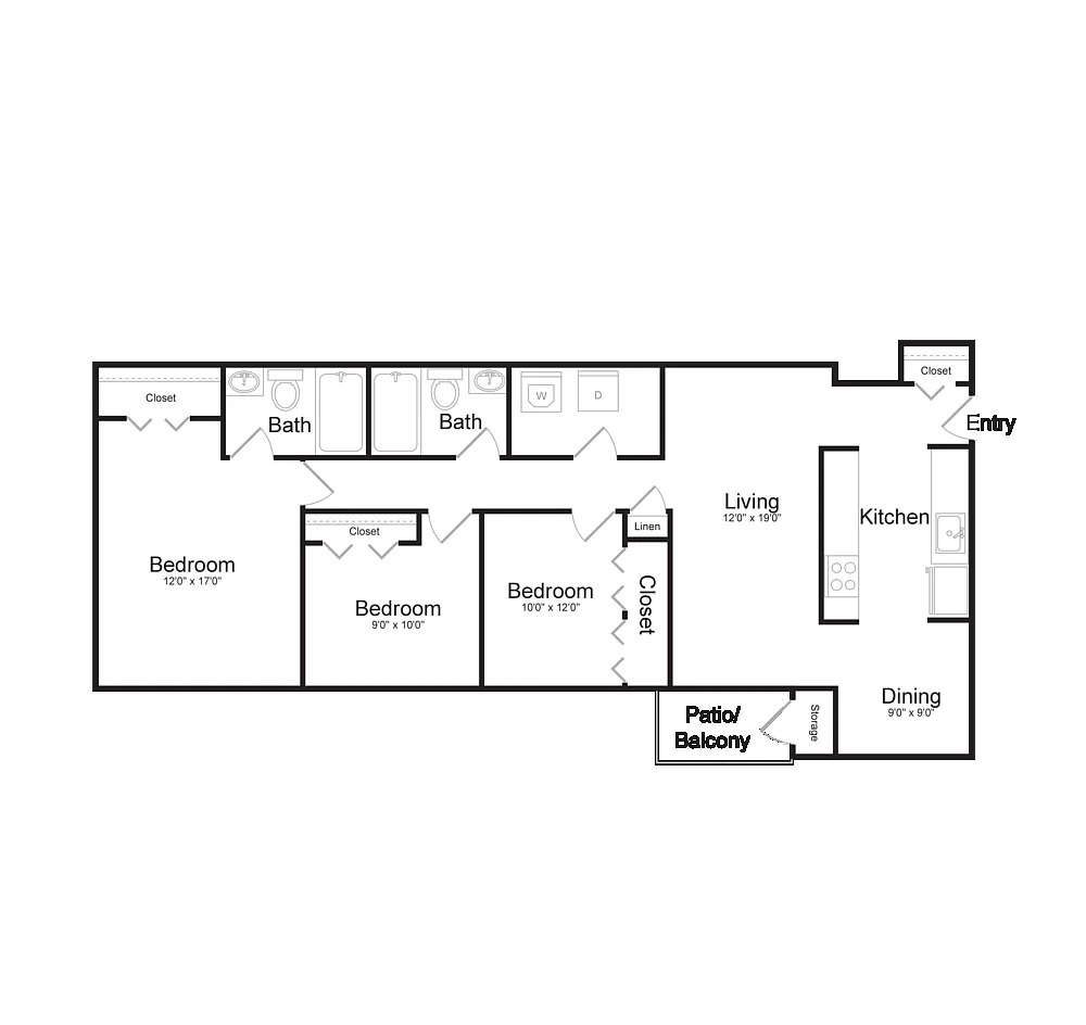 Floor plan C1S