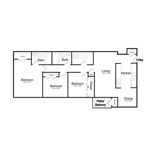 Floor plan C1S