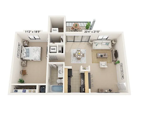 Floor plan Plan A1