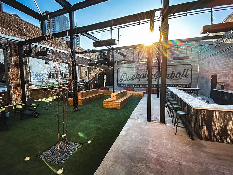 Pins Mechanical is only a few minutes away from our house, and has great food, drinks and activities for everyone!