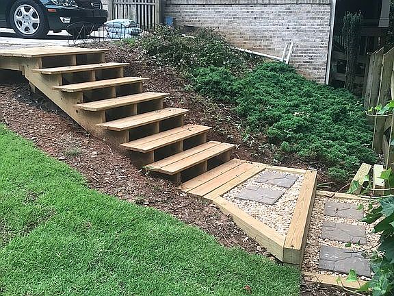 Private entrance to basement