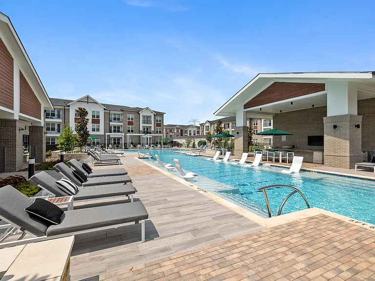 Pool with Lounge Chairs