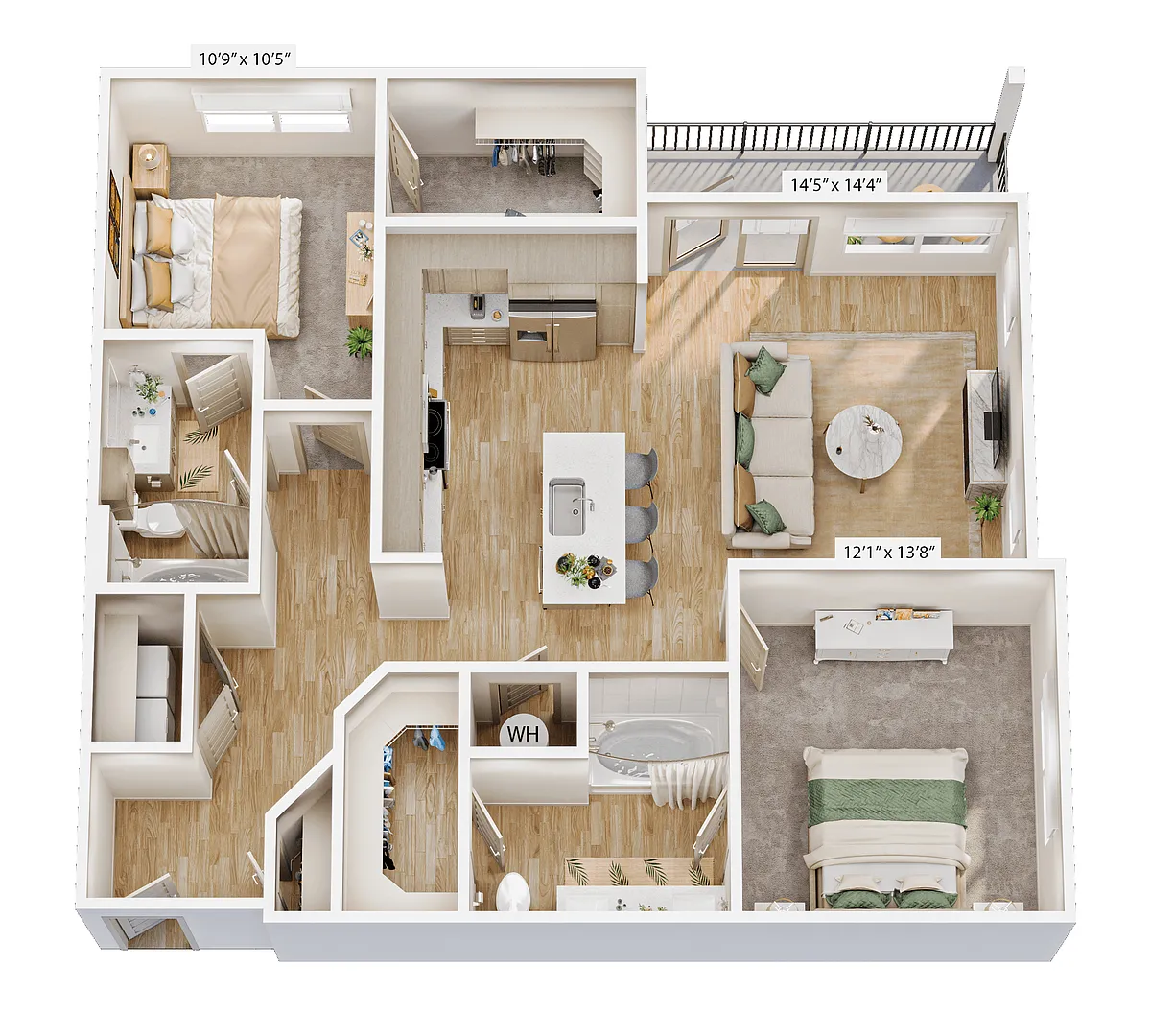 Floor plan B2