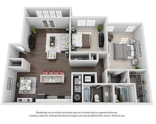 Floor plan The Scottsdale Renovated - Full Size W/D