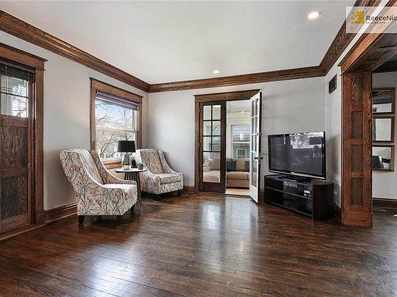 Incredible woodwork and hardwood floors throughout