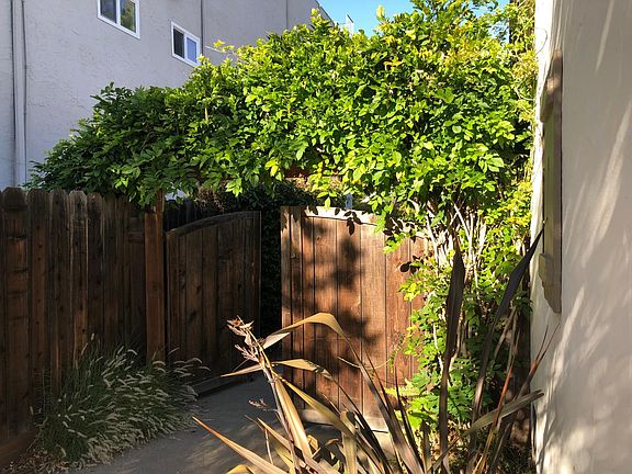 Gate to backyard