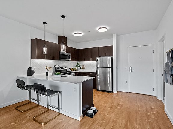 Kitchen at The Parker Apartments in Portland, OR 97209