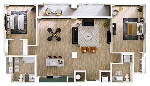 Floor plan B18 - Penthouse