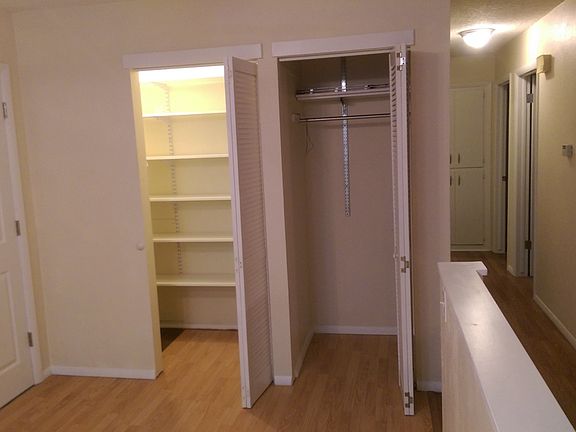 Pantry and coat closets