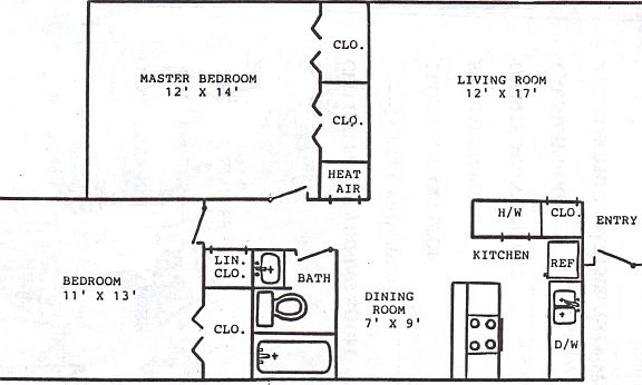 2 BED FLOOR PLAN