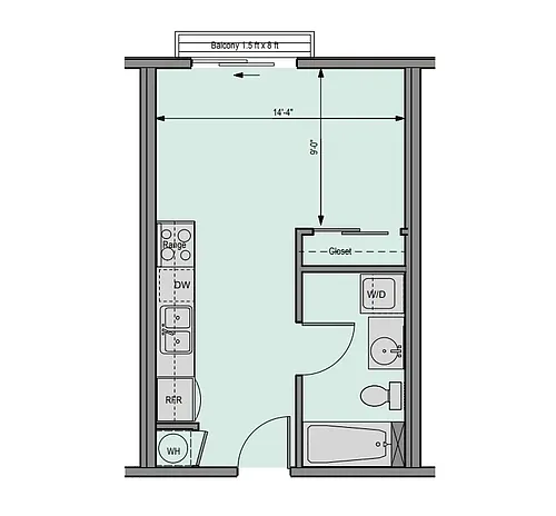 Floor plan 0X1