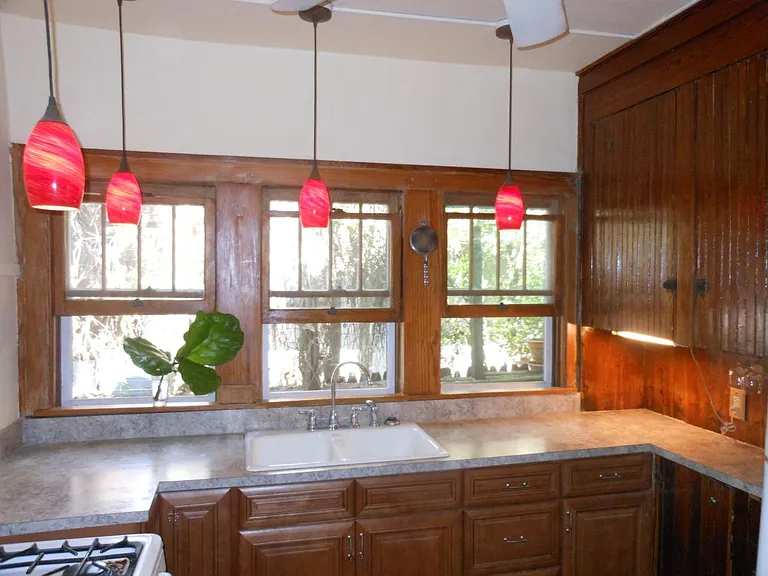 Kitchen - deep double sinks