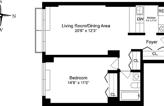 2nd image of 250 W 90th St APT 14I