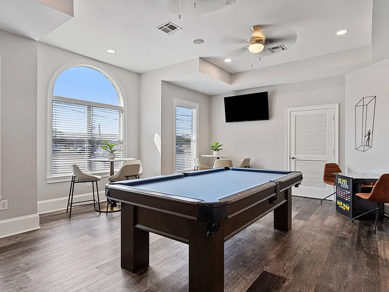 Billiards Room in Community Clubhouse