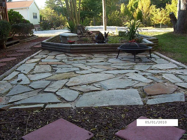 Stone patio