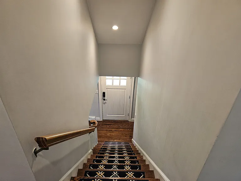 View from 1st floor to main level's entrance