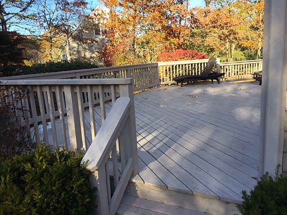 Wrap around deck is huge