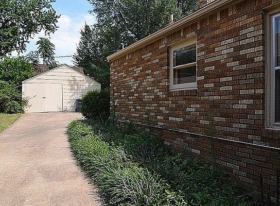 Access to garage is on the north side