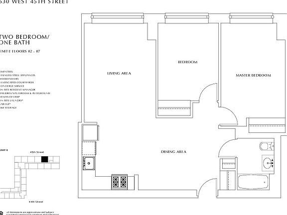 2nd image of 530 W 45th St APT 4E