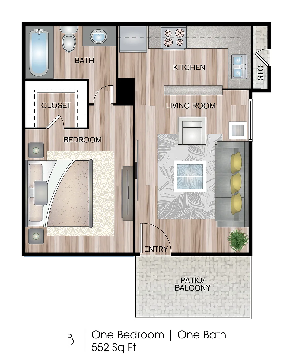 Floor plan B