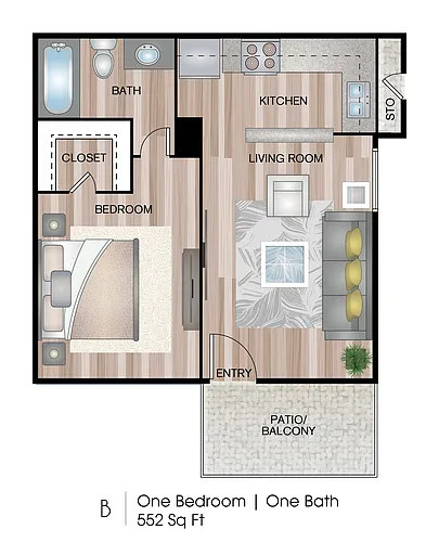Floor plan B